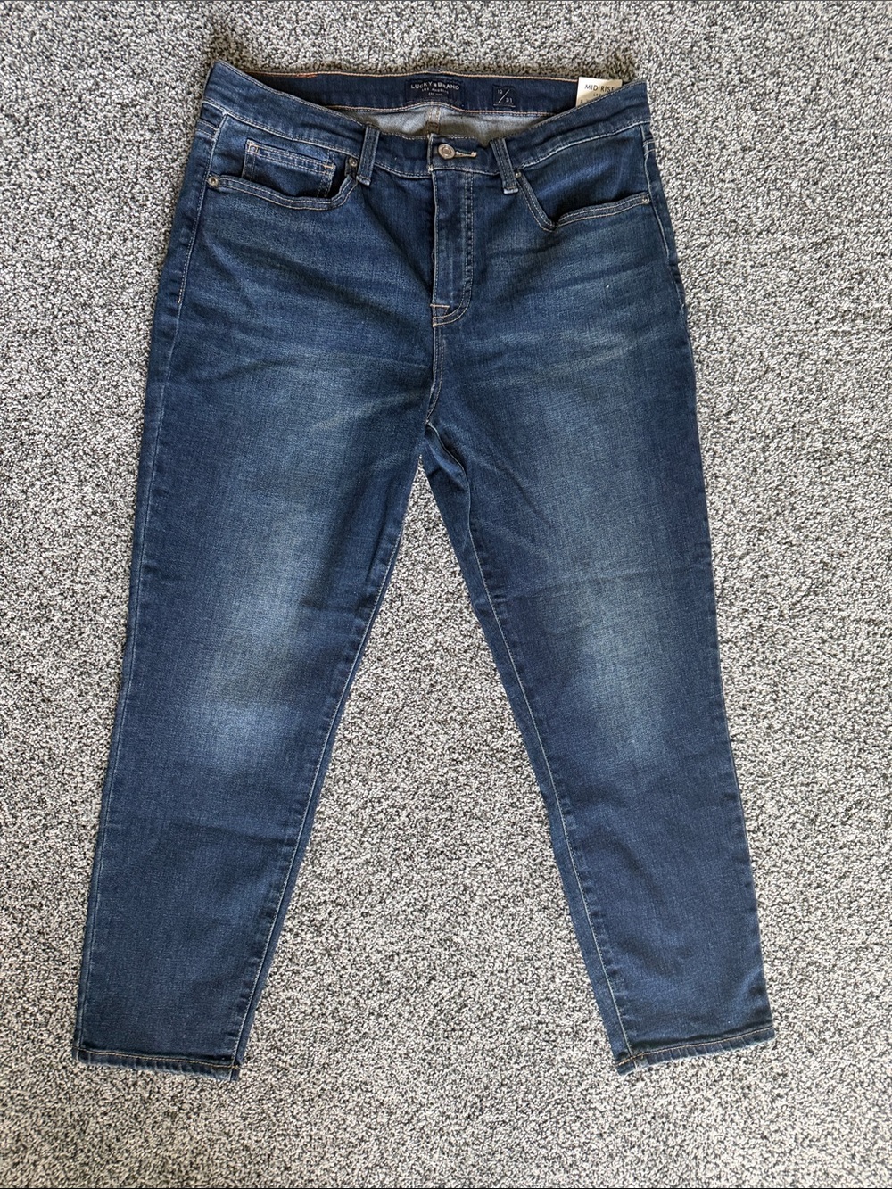 Lucky Brand Indigo Skinny Jeans 'AVA' size 12